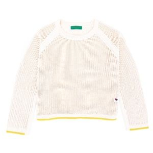 Clare V Natural/Cream color cropped sweater